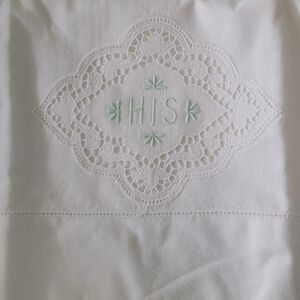 Vintage pillowcase